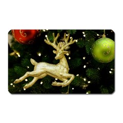 December Christmas Cologne Magnet (rectangular) by Nexatart