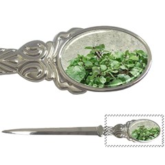 Plants Against Concrete Wall Background Letter Openers