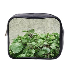 Plants Against Concrete Wall Background Mini Toiletries Bag 2-side by dflcprints