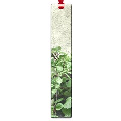 Plants Against Concrete Wall Background Large Book Marks by dflcprints