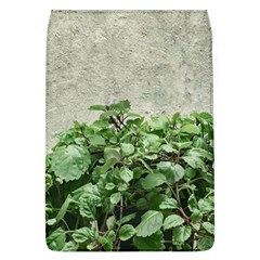 Plants Against Concrete Wall Background Flap Covers (L) 