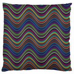 Decorative Ornamental Abstract Large Cushion Case (two Sides) by Nexatart