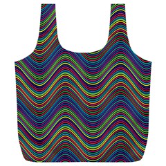 Decorative Ornamental Abstract Full Print Recycle Bags (l) 