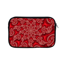 Fractal Art Elegant Red Apple Macbook Pro 13  Zipper Case