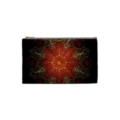 Floral Kaleidoscope Cosmetic Bag (small)  by Nexatart