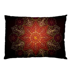 Floral Kaleidoscope Pillow Case (two Sides) by Nexatart