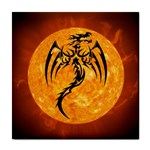 Dragon Fire Monster Creature Tile Coasters Front