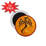 Dragon Fire Monster Creature 1.75  Magnets (10 pack)  Front