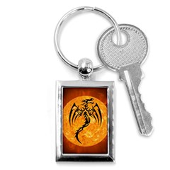 Dragon Fire Monster Creature Key Chains (rectangle) 