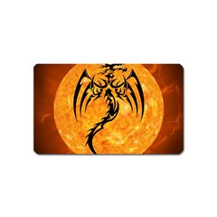 Dragon Fire Monster Creature Magnet (name Card) by Nexatart