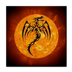 Dragon Fire Monster Creature Face Towel by Nexatart