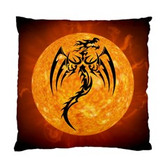 Dragon Fire Monster Creature Standard Cushion Case (two Sides) by Nexatart