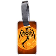 Dragon Fire Monster Creature Luggage Tags (one Side)  by Nexatart