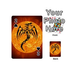 Dragon Fire Monster Creature Playing Cards 54 (mini)  by Nexatart