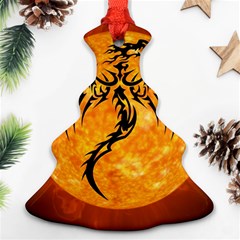 Dragon Fire Monster Creature Christmas Tree Ornament (two Sides) by Nexatart