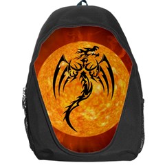 Dragon Fire Monster Creature Backpack Bag by Nexatart