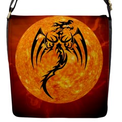 Dragon Fire Monster Creature Flap Messenger Bag (s)