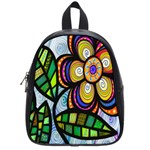 Folk Art Flower School Bags (Small)  Front