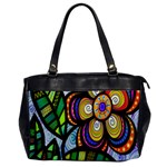 Folk Art Flower Office Handbags Front