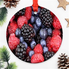 Forest Fruit Ornament (round) by Nexatart