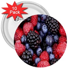 Forest Fruit 3  Buttons (10 Pack) 