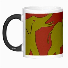 Elephant Pattern Morph Mugs by Nexatart