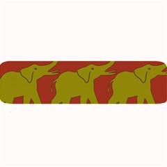 Elephant Pattern Large Bar Mats by Nexatart