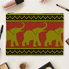 Elephant Pattern Cosmetic Bag (xl)