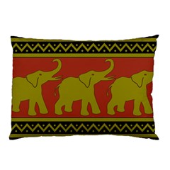 Elephant Pattern Pillow Case (two Sides) by Nexatart