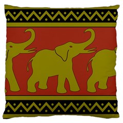 Elephant Pattern Large Cushion Case (one Side)