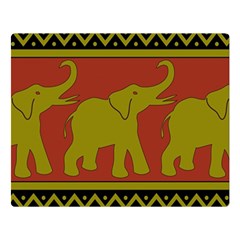 Elephant Pattern Double Sided Flano Blanket (large)  by Nexatart