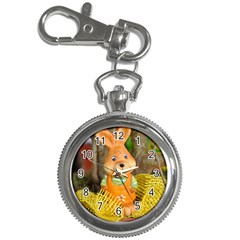 Easter Hare Easter Bunny Key Chain Watches by Nexatart