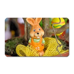 Easter Hare Easter Bunny Magnet (rectangular)