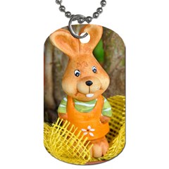 Easter Hare Easter Bunny Dog Tag (one Side)