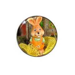 Easter Hare Easter Bunny Hat Clip Ball Marker (10 Pack) by Nexatart