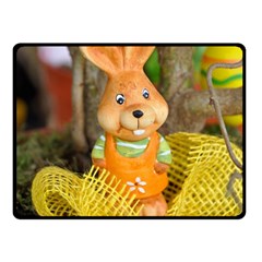 Easter Hare Easter Bunny Fleece Blanket (small) by Nexatart