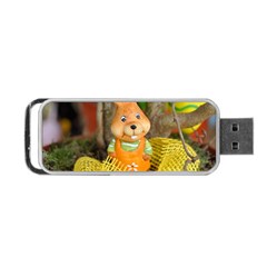 Easter Hare Easter Bunny Portable Usb Flash (one Side) by Nexatart