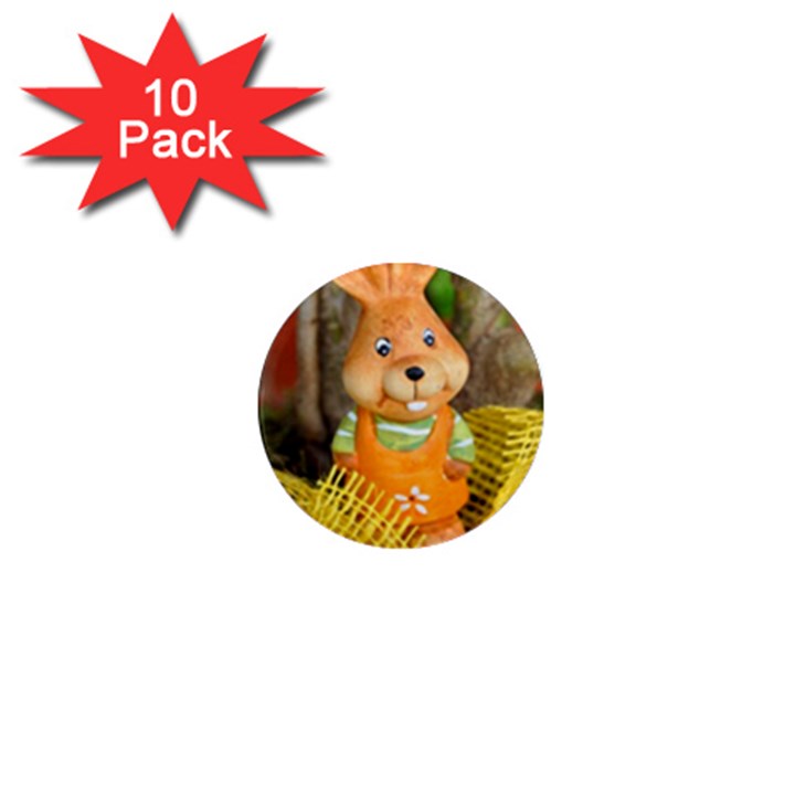 Easter Hare Easter Bunny 1  Mini Magnet (10 pack) 