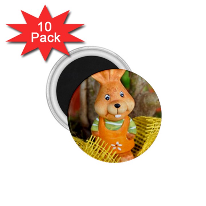 Easter Hare Easter Bunny 1.75  Magnets (10 pack) 