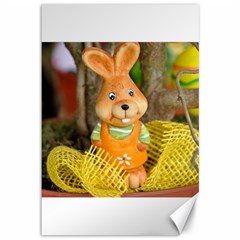 Easter Hare Easter Bunny Canvas 12  X 18   by Nexatart