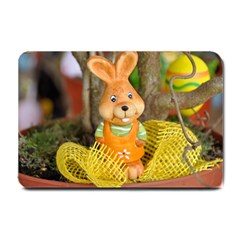 Easter Hare Easter Bunny Small Doormat  by Nexatart