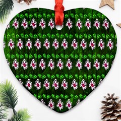 Floral Pattern Ornament (heart) by Nexatart