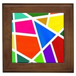 Geometric Blocks Framed Tiles Front