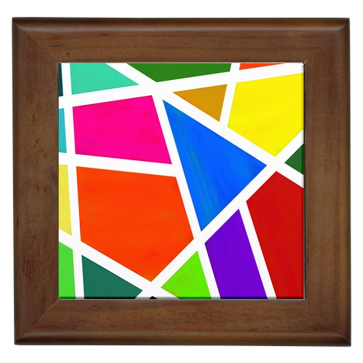 Geometric Blocks Framed Tiles