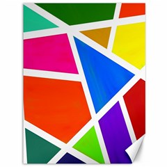 Geometric Blocks Canvas 36  X 48  