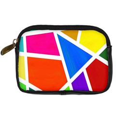 Geometric Blocks Digital Camera Cases by Nexatart