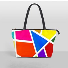 Geometric Blocks Shoulder Handbags