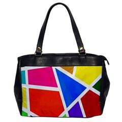 Geometric Blocks Office Handbags by Nexatart