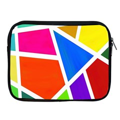 Geometric Blocks Apple Ipad 2/3/4 Zipper Cases by Nexatart