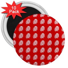 Happy Chinese New Year Pattern 3  Magnets (10 Pack)  by dflcprints